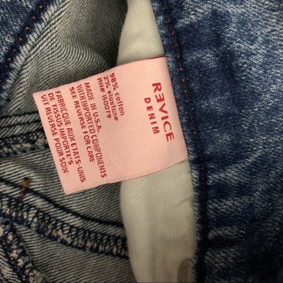 Revice Star Skinny Jeans Size 25 Blue - Picture 6 of 9
